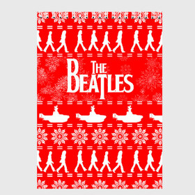 Скетчбук с принтом The Beatles (6) в Екатеринбурге, 100% бумага
 | 48 листов, плотность листов — 100 г/м2, плотность картонной обложки — 250 г/м2. Листы скреплены сверху удобной пружинной спиралью | beatles | merry christmas | music | rock | the beatles | yellow submarine | битлз | джон леннон | легенда | музыка | новогодний свитшот | новый год | пит бест | рок