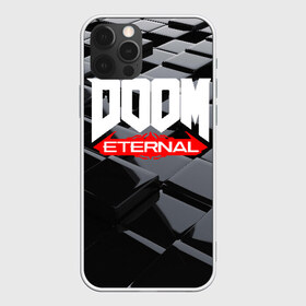 Чехол для iPhone 12 Pro Max с принтом Doom Blocks в Екатеринбурге, Силикон |  | cacodemon | doom | eternal | вечность | вечный | дум | итёрнал | какодемон | этернал