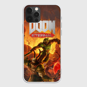 Чехол для iPhone 12 Pro Max с принтом Doom в Екатеринбурге, Силикон |  | Тематика изображения на принте: cacodemon | doom | eternal | вечность | вечный | дум | итёрнал | какодемон | этернал