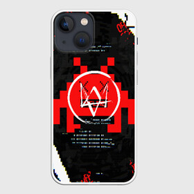 Чехол для iPhone 13 mini с принтом DED SEC в Екатеринбурге,  |  | action | ct os | ded sec | fox | game | hacker | legion | watch dogs | watch dogs 2 | watch dogs legion | знак лиса | игра | компьютерная игра | легион | хакер