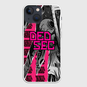 Чехол для iPhone 13 mini с принтом DED SEC в Екатеринбурге,  |  | action | ct os | ded sec | fox | game | hacker | legion | watch dogs | watch dogs 2 | watch dogs legion | знак лиса | игра | компьютерная игра | легион | хакер