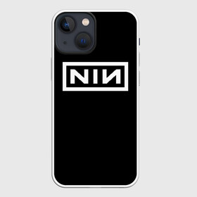 Чехол для iPhone 13 mini с принтом NIN в Екатеринбурге,  |  | music | nin | nine inch nails | rock | группа | музыка | музыканты | нин | рок