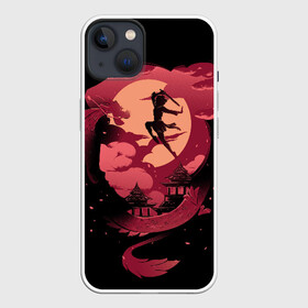 Чехол для iPhone 13 с принтом Princess Mononoke в Екатеринбурге,  |  | ghibli | hayao miyazaki | hime | miyazaki | mononoke | princess | studio | ашитака | гибли | минни | миядзаки | мононоке | моро | фентези