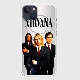 Чехол для iPhone 13 с принтом Nirvana в Екатеринбурге,  |  | 90 | alternative | crimson | david grohl | foo fighters | grunge | kurt cobain | music | nirvana | rip | rock | smile | гранж | группа | девяностые | курт кобейн | музыка | нирвана | рок