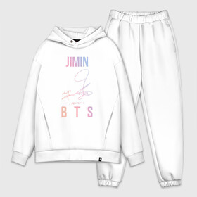 Мужской костюм хлопок OVERSIZE с принтом JIMIN BTS АВТОГРАФ в Екатеринбурге,  |  | bts | bts boy | bts love | jimin | k pop | love yourself | айдол | битиэс | бтс | ким тэ хен | фанфик бтс | чимин. | чон чонгук