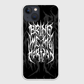 Чехол для iPhone 13 с принтом BRING ME THE HORIZON в Екатеринбурге,  |  | bmth | bring me the horizon | music | rock | бмтш | группа | дэткор | музыка | музыканты | рок | электроник