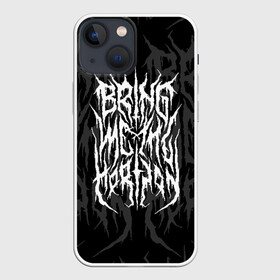 Чехол для iPhone 13 mini с принтом BRING ME THE HORIZON в Екатеринбурге,  |  | bmth | bring me the horizon | music | rock | бмтш | группа | дэткор | музыка | музыканты | рок | электроник