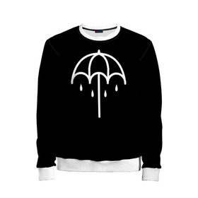 Детский свитшот 3D с принтом BRING ME THE HORIZON в Екатеринбурге, 100% полиэстер | свободная посадка, прямой крой, мягкая тканевая резинка на рукавах и понизу свитшота | bmth | bring me the horizon