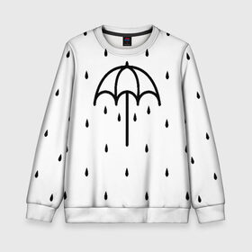 Детский свитшот 3D с принтом BRING ME THE HORIZON в Екатеринбурге, 100% полиэстер | свободная посадка, прямой крой, мягкая тканевая резинка на рукавах и понизу свитшота | bmth | bring me the horizon