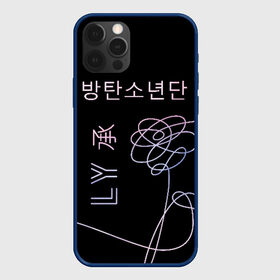 Чехол для iPhone 12 Pro с принтом BTS Love Yourself в Екатеринбурге, силикон | область печати: задняя сторона чехла, без боковых панелей | bangtan boys | beyond the scene | bts | k pop | kpop | love yourself | бтс | к поп