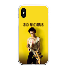 Чехол для iPhone XS Max матовый с принтом Sid Vicious в Екатеринбурге, Силикон | Область печати: задняя сторона чехла, без боковых панелей | Тематика изображения на принте: england | music | my way | no future | sid and nancy | sid vicious | trash | музыка | панк | рок | сид вишес | сид и ненси