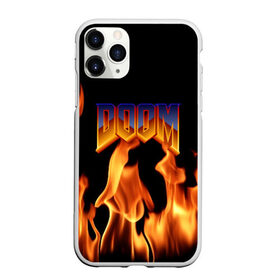 Чехол для iPhone 11 Pro Max матовый с принтом DOOM в Екатеринбурге, Силикон |  | doom | doom eternal | game | дум | игры