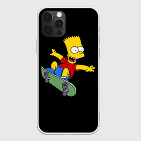 Чехол для iPhone 12 Pro Max с принтом Скейт в Екатеринбурге, Силикон |  | bart | the simpsons | барт | симпсоны