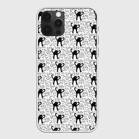 Чехол для iPhone 12 Pro Max с принтом ЪУЪ в Екатеринбурге, Силикон |  | black and white | cursed cat | meme | pattern | truxkot19 | мем с котом | мемы | паттерн | прикол | съука | текстура | черно белый | черный кот | ъуъ съука | юмор