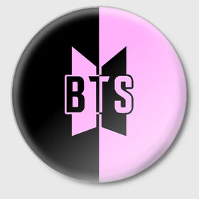 Значок с принтом BTS в Екатеринбурге,  металл | круглая форма, металлическая застежка в виде булавки | bangtan boys | bts | love yourself | бтс
