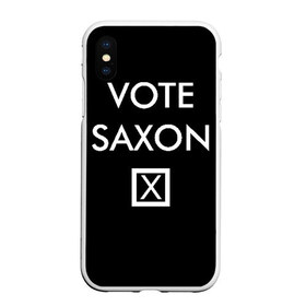 Чехол для iPhone XS Max матовый с принтом Vote в Екатеринбурге, Силикон | Область печати: задняя сторона чехла, без боковых панелей | doctor who | tardis | доктор кто | тардис