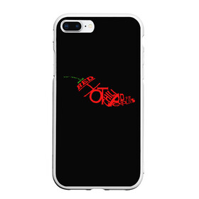 Чехол для iPhone 7Plus/8 Plus матовый с принтом RED HOT CHILI PEPPERS в Екатеринбурге, Силикон | Область печати: задняя сторона чехла, без боковых панелей | red hot chili peppers | rhcp | рхчп | чили пепперс