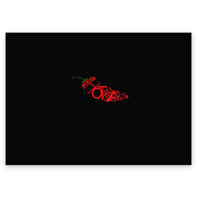 Поздравительная открытка с принтом RED HOT CHILI PEPPERS в Екатеринбурге, 100% бумага | плотность бумаги 280 г/м2, матовая, на обратной стороне линовка и место для марки
 | Тематика изображения на принте: red hot chili peppers | rhcp | рхчп | чили пепперс