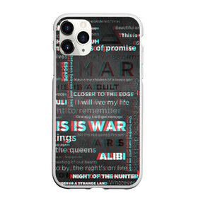 Чехол для iPhone 11 Pro Max матовый с принтом 30 SECONDS TO MARS в Екатеринбурге, Силикон |  | 30 seconds to mars | 30 секунд до марса | jared leto | thirty seconds to mars | джаред лето