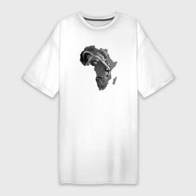 Платье-футболка хлопок с принтом King of Africa в Екатеринбурге,  |  | animal | the lion king | африка | взгляд | дикий | животные | зверь | клыки | континент | король | король джунглей | кошка | лев | львица | царь
