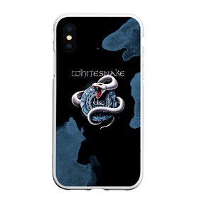 Чехол для iPhone XS Max матовый с принтом WHITESNAKE в Екатеринбурге, Силикон | Область печати: задняя сторона чехла, без боковых панелей | whitesnake | ws | белая змея | блюз | вайт | вайтснек | вс | глэм | джоэл хокстра | дэвид ковердэйл | майкл девин | метал | микеле луппи | реб бич | рок группа | снек | томми олдридж | хард | хеви