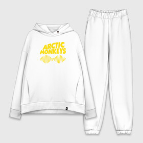 Женский костюм хлопок Oversize с принтом ARCTIC MONKEYS в Екатеринбурге,  |  | arctic monkeys | арктик манкис | арктические мартышки