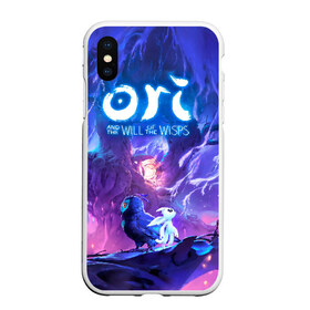 Чехол для iPhone XS Max матовый с принтом Ori - And The Will Of The Wisp в Екатеринбурге, Силикон | Область печати: задняя сторона чехла, без боковых панелей | microsoft studios | moon studios | ori | ori and the blind forest | unity | лес | луна | нибела | ночной лес | ночь | ори | платформер | сова