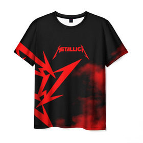 Мужская футболка 3D с принтом Metallica в Екатеринбурге, 100% полиэфир | прямой крой, круглый вырез горловины, длина до линии бедер | metalica | metallica | группа | джеймс хэтфилд | кирк хэмметт | ларс ульрих | метал | металика | металлика | миталика | музыка | роберт трухильо | рок | трэш | трэшметал | хард | хеви