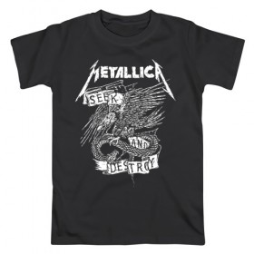 Мужская футболка хлопок с принтом Metallica в Екатеринбурге, 100% хлопок | прямой крой, круглый вырез горловины, длина до линии бедер, слегка спущенное плечо. | metalica | metallica | группа | джеймс хэтфилд | кирк хэмметт | ларс ульрих | метал | металика | металлика | миталика | музыка | роберт трухильо | рок | трэш | трэшметал | хард | хеви