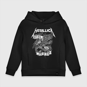 Детское худи Oversize хлопок с принтом Metallica в Екатеринбурге, френч-терри — 70% хлопок, 30% полиэстер. Мягкий теплый начес внутри —100% хлопок | боковые карманы, эластичные манжеты и нижняя кромка, капюшон на магнитной кнопке | metalica | metallica | группа | джеймс хэтфилд | кирк хэмметт | ларс ульрих | метал | металика | металлика | миталика | музыка | роберт трухильо | рок | трэш | трэшметал | хард | хеви