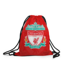 Рюкзак-мешок 3D с принтом Liverpool (2) в Екатеринбурге, 100% полиэстер | плотность ткани — 200 г/м2, размер — 35 х 45 см; лямки — толстые шнурки, застежка на шнуровке, без карманов и подкладки | champions | england | league | liverpool | англия | ливерпуль | лига | чемпионов