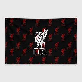 Флаг-баннер с принтом Liverpool (5) в Екатеринбурге, 100% полиэстер | размер 67 х 109 см, плотность ткани — 95 г/м2; по краям флага есть четыре люверса для крепления | champions | england | league | liverpool | англия | ливерпуль | лига | чемпионов