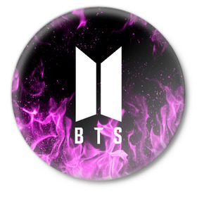 Значок с принтом BTS в Екатеринбурге,  металл | круглая форма, металлическая застежка в виде булавки | bangtan boys | bts | бтс
