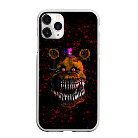 Чехол для iPhone 11 Pro Max матовый с принтом FNAF Nightmare в Екатеринбурге, Силикон |  | Тематика изображения на принте: blood | five nights at freddy’s | fnaf | game | horror | игра | кровь | пять ночей у фредди | ужас | фнаф | фреди