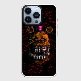 Чехол для iPhone 13 Pro с принтом FNAF Nightmare в Екатеринбурге,  |  | blood | five nights at freddy’s | fnaf | game | horror | игра | кровь | пять ночей у фредди | ужас | фнаф | фреди