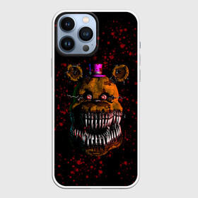 Чехол для iPhone 13 Pro Max с принтом FNAF Nightmare в Екатеринбурге,  |  | blood | five nights at freddy’s | fnaf | game | horror | игра | кровь | пять ночей у фредди | ужас | фнаф | фреди