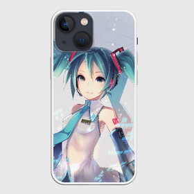 Чехол для iPhone 13 mini с принтом МИКУ ХАЦУНЭ | MIKU HATSUNE в Екатеринбурге,  |  | anime | character | geisha | hatsune miku | japan | kimono | manga | style | аниме | вокалоид | девушки | манга | мульт | оружие | сёдзё | сериал | хатсуне мику