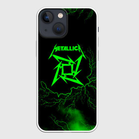 Чехол для iPhone 13 mini с принтом Metallica в Екатеринбурге,  |  | metalica | metallica | группа | джеймс хэтфилд | кирк хэмметт | ларс ульрих | метал | металика | металлика | миталика | музыка | роберт трухильо | рок | трэш | трэшметал | хард | хеви