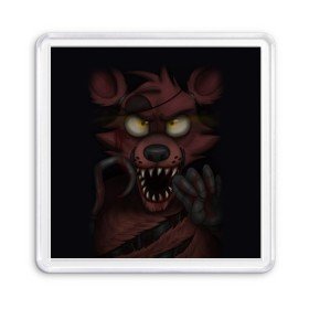 Магнит 55*55 с принтом Five Nights At Freddys в Екатеринбурге, Пластик | Размер: 65*65 мм; Размер печати: 55*55 мм | five nights at freddys | fnaf | аниматроники | игра | компьютерная игра | фнаф | фредди