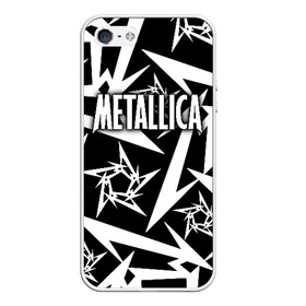 Чехол для iPhone 5/5S матовый с принтом Metallica в Екатеринбурге, Силикон | Область печати: задняя сторона чехла, без боковых панелей | metalica | metallica | группа | джеймс хэтфилд | кирк хэмметт | ларс ульрих | метал | металика | металлика | миталика | музыка | роберт трухильо | рок | трэш | трэшметал | хард | хеви