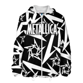 Мужская куртка 3D с принтом Metallica в Екатеринбурге, ткань верха — 100% полиэстер, подклад — флис | прямой крой, подол и капюшон оформлены резинкой с фиксаторами, два кармана без застежек по бокам, один большой потайной карман на груди. Карман на груди застегивается на липучку | Тематика изображения на принте: metalica | metallica | группа | джеймс хэтфилд | кирк хэмметт | ларс ульрих | метал | металика | металлика | миталика | музыка | роберт трухильо | рок | трэш | трэшметал | хард | хеви