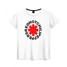 Женская футболка 3D с принтом RED HOT CHILI PEPPERS в Екатеринбурге, 100% полиэфир ( синтетическое хлопкоподобное полотно) | прямой крой, круглый вырез горловины, длина до линии бедер | red hot chili peppers | rhcp | ред хот чили пепперс | рхчп