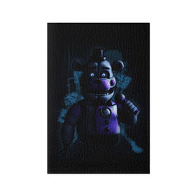 Обложка для паспорта матовая кожа с принтом Five Nights at Freddy в Екатеринбурге, натуральная матовая кожа | размер 19,3 х 13,7 см; прозрачные пластиковые крепления | 4 | animation | bonnie | chica | fnaf | foxy | freddy | funny | horror | pizza | scary | sfm | бонни | майк | ночей | пять | ужас | фокси | фредди | чика | шмидт