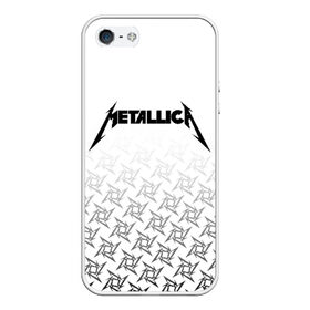 Чехол для iPhone 5/5S матовый с принтом METALLICA в Екатеринбурге, Силикон | Область печати: задняя сторона чехла, без боковых панелей | metallica | металлика