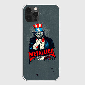 Чехол для iPhone 12 Pro с принтом Metallica в Екатеринбурге, силикон | область печати: задняя сторона чехла, без боковых панелей | metalica | metallica | группа | джеймс хэтфилд | кирк хэмметт | ларс ульрих | метал | металика | металлика | миталика | музыка | роберт трухильо | рок | трэш | трэшметал | хард | хеви