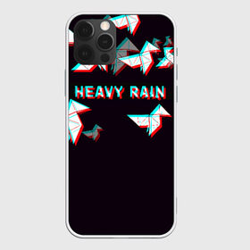 Чехол для iPhone 12 Pro Max с принтом Heavy Rain (Glitch) в Екатеринбурге, Силикон |  | 3d | game | glitch | heavy rain | геометрия | глитч | игра | надпись | оригами | хеви рейн