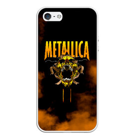 Чехол для iPhone 5/5S матовый с принтом Metallica в Екатеринбурге, Силикон | Область печати: задняя сторона чехла, без боковых панелей | metalica | metallica | группа | джеймс хэтфилд | кирк хэмметт | ларс ульрих | метал | металика | металлика | миталика | музыка | роберт трухильо | рок | трэш | трэшметал | хард | хеви