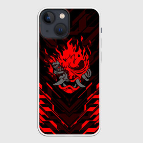 Чехол для iPhone 13 mini с принтом CYBERPUNK 2077 (КИАНУ РИВЗ) в Екатеринбурге,  |  | cd project red | cyberpunk 2077 | keanu reeves | samurai | киану ривз | киберпанк 2077 | самураи