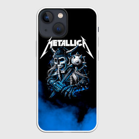 Чехол для iPhone 13 mini с принтом Metallica в Екатеринбурге,  |  | metalica | metallica | группа | джеймс хэтфилд | кирк хэмметт | ларс ульрих | метал | металика | металлика | миталика | музыка | роберт трухильо | рок | трэш | трэшметал | хард | хеви