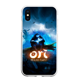 Чехол для iPhone XS Max матовый с принтом Ori - And The Will Of The Wisp в Екатеринбурге, Силикон | Область печати: задняя сторона чехла, без боковых панелей | microsoft studios | moon studios | ori | ori and the blind forest | unity | лес | луна | нибела | ночной лес | ночь | ори | платформер | сова